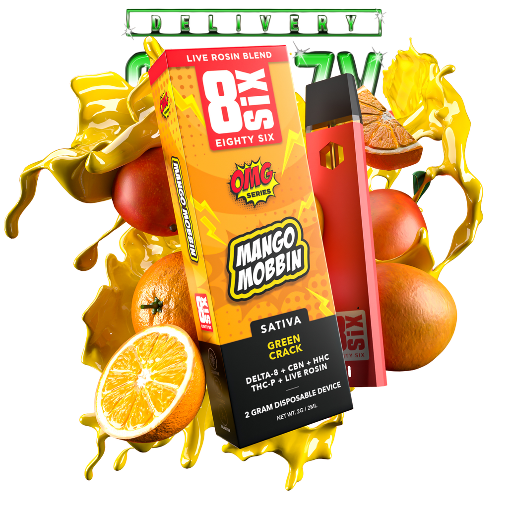 POD THC - Mango Mobbin Live Rosin Blend 2G (Green Crack) - STIIIZYBR