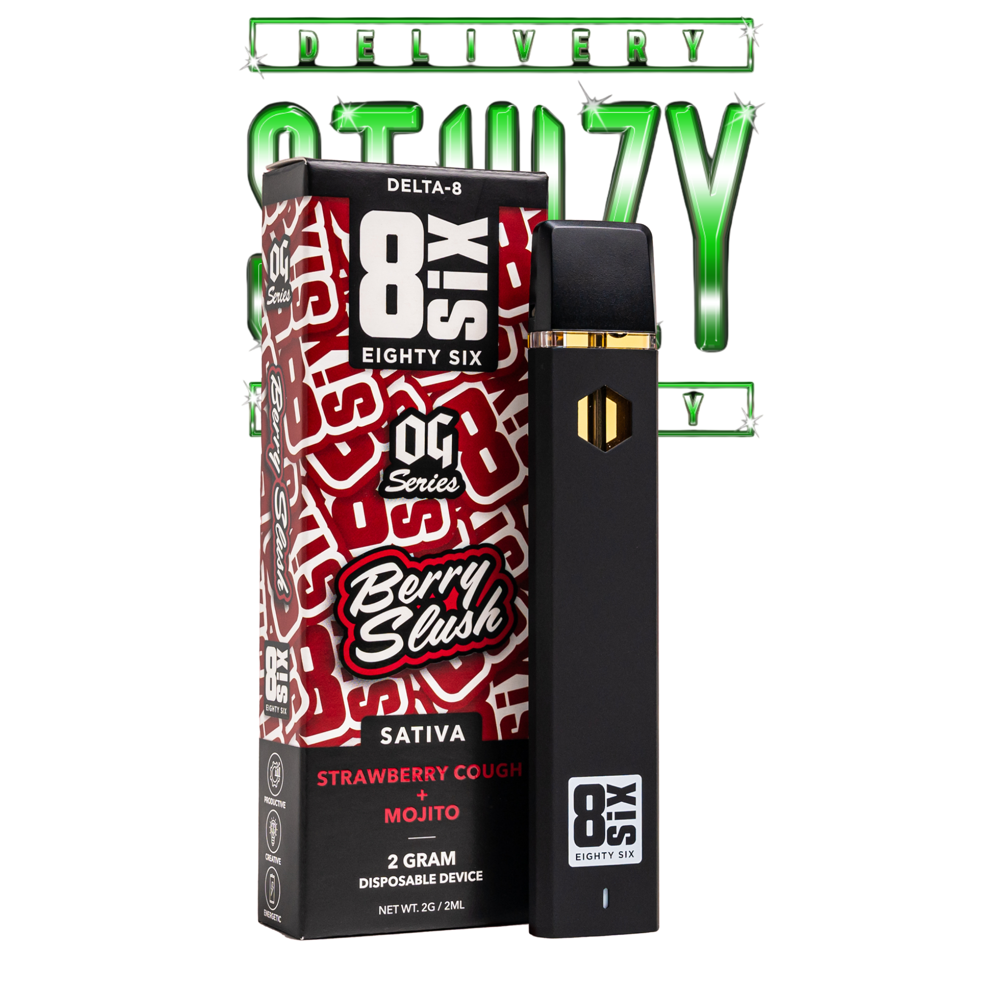 POD THC | Berry Slush Delta-8 (Strawberry Cough) - STIIIZYBR