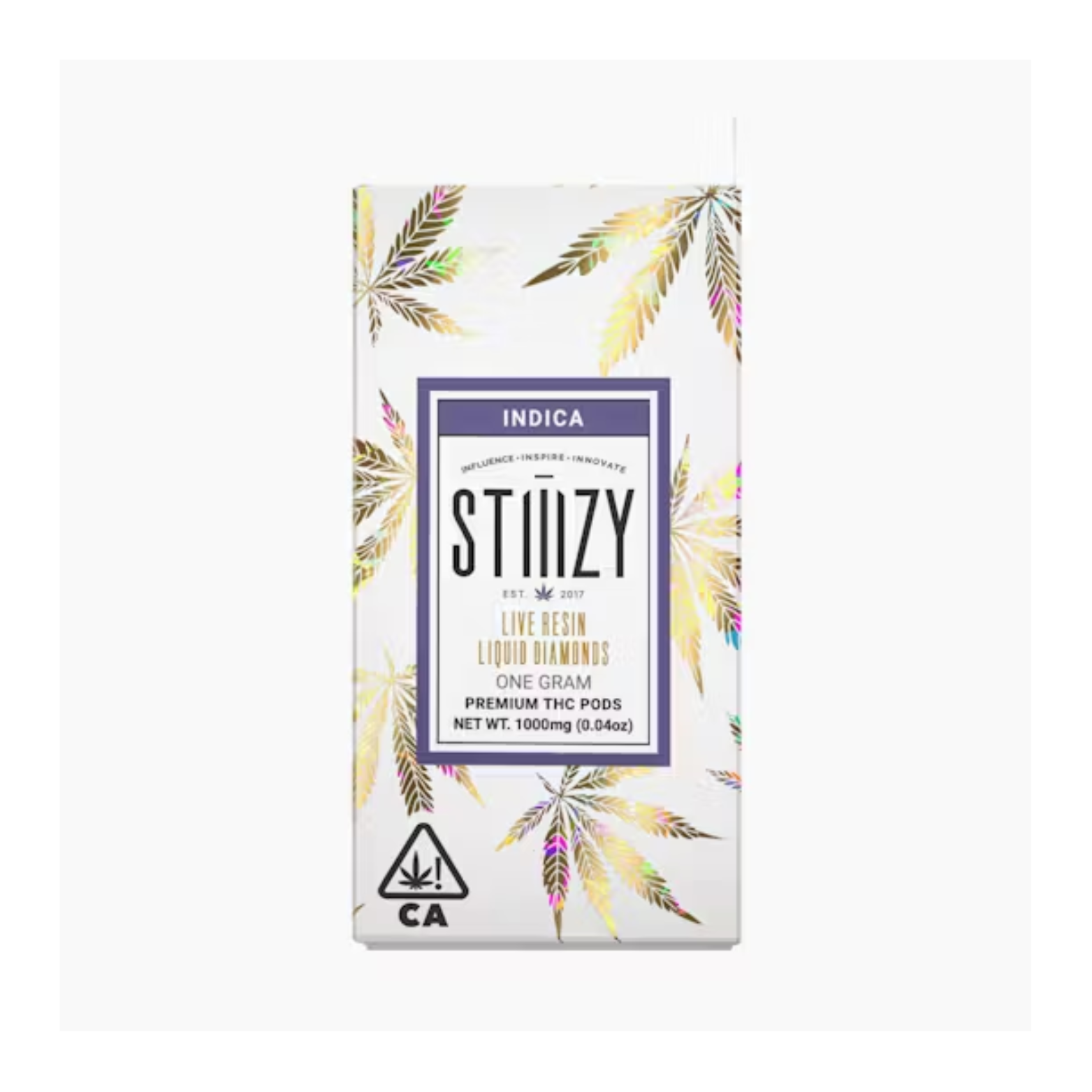 Pod Thc Stiiizy • 5G Live Resin Liquid Diamonds - 1G Viúva Branca / Kit Limpeza - STIIIZYBR