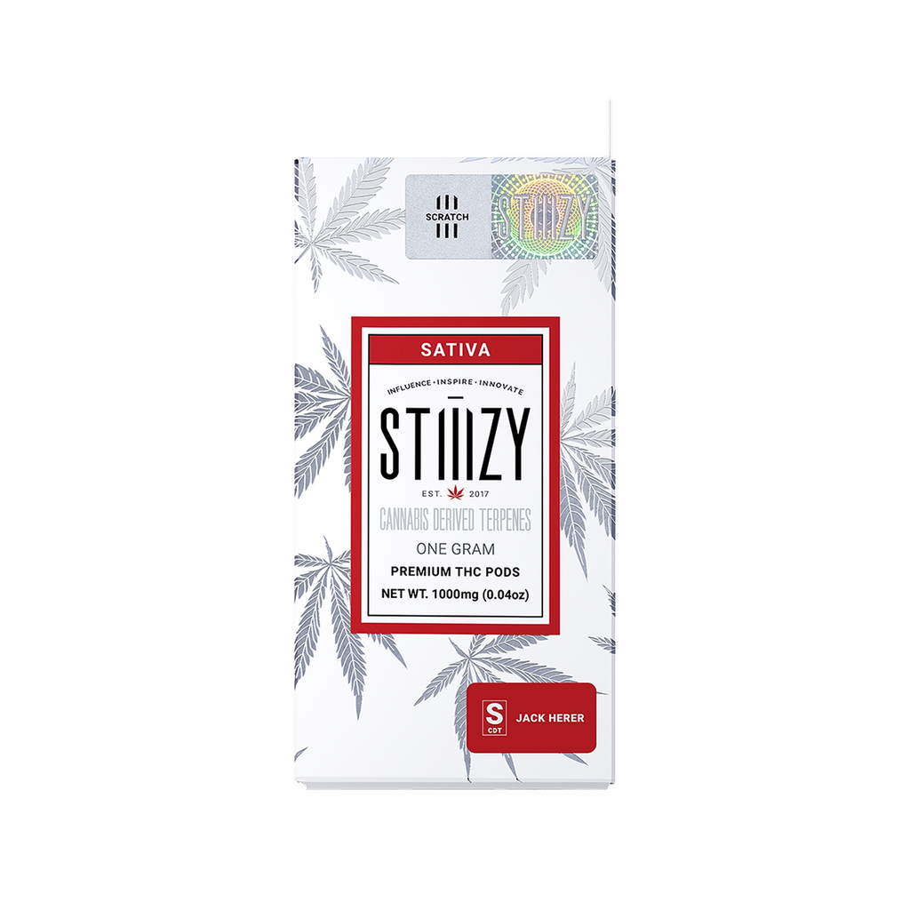 Pod Thc Stiiizy • Jack Herrer - TERPENOS DERIVADOS DE CANNABIS 5G / Kit Limpeza - STIIIZYBR