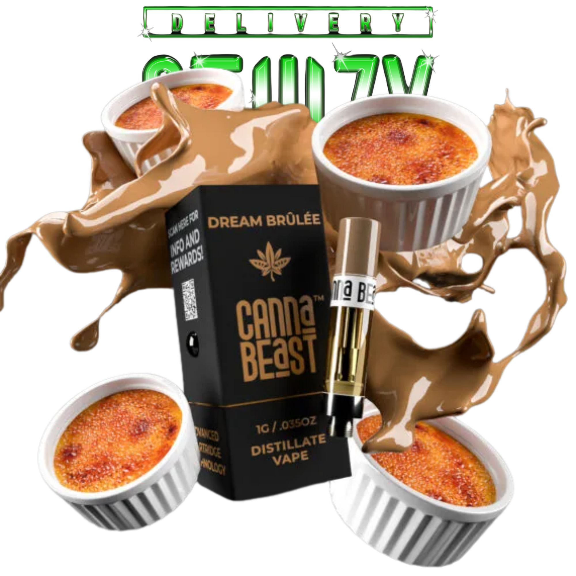 Refil Thc Canna Beast – Dream Brulee Delta-9 THC - STIIIZYBR