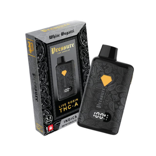 Pod THC Pressure LA • Bugatti Branco | Indica - PREMIUM THC-A 3.5G