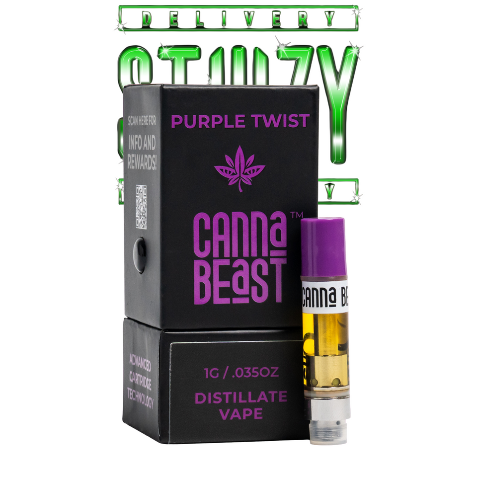 Cartucho Thc Canna Beast – Purple Twist Delta-9 THC - STIIIZYBR