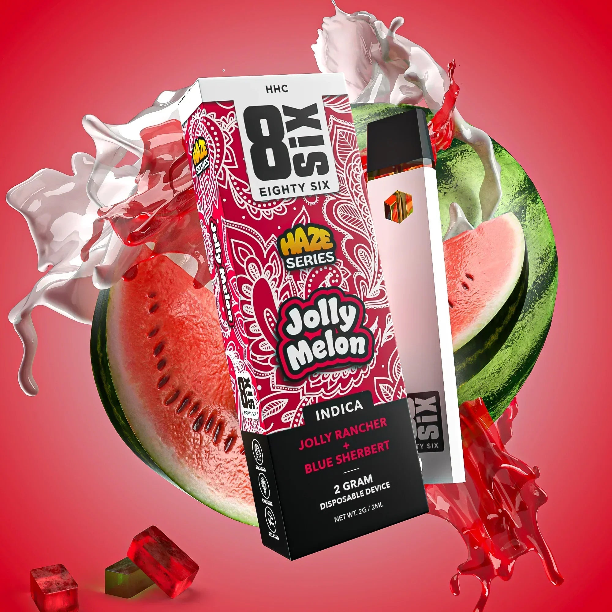 POD THC - Jolly Melon HHC 2G (Sorvete Azul) - STIIIZYBR