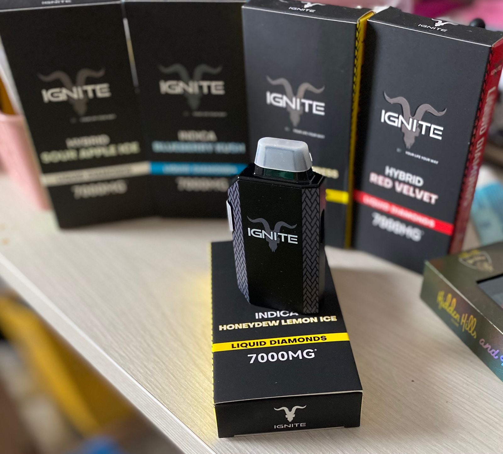 Pod Thc Ignite • Indica Honeydew Limão Ice -  7000 THCA Blend Vape - STIIIZYBR
