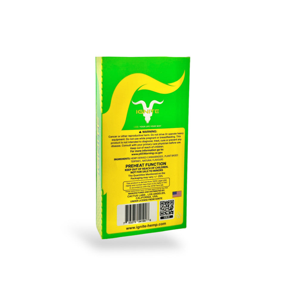 Pod Thc Ignite •Sativa Sour Disel - 7000mg  XXX Blend - STIIIZYBR