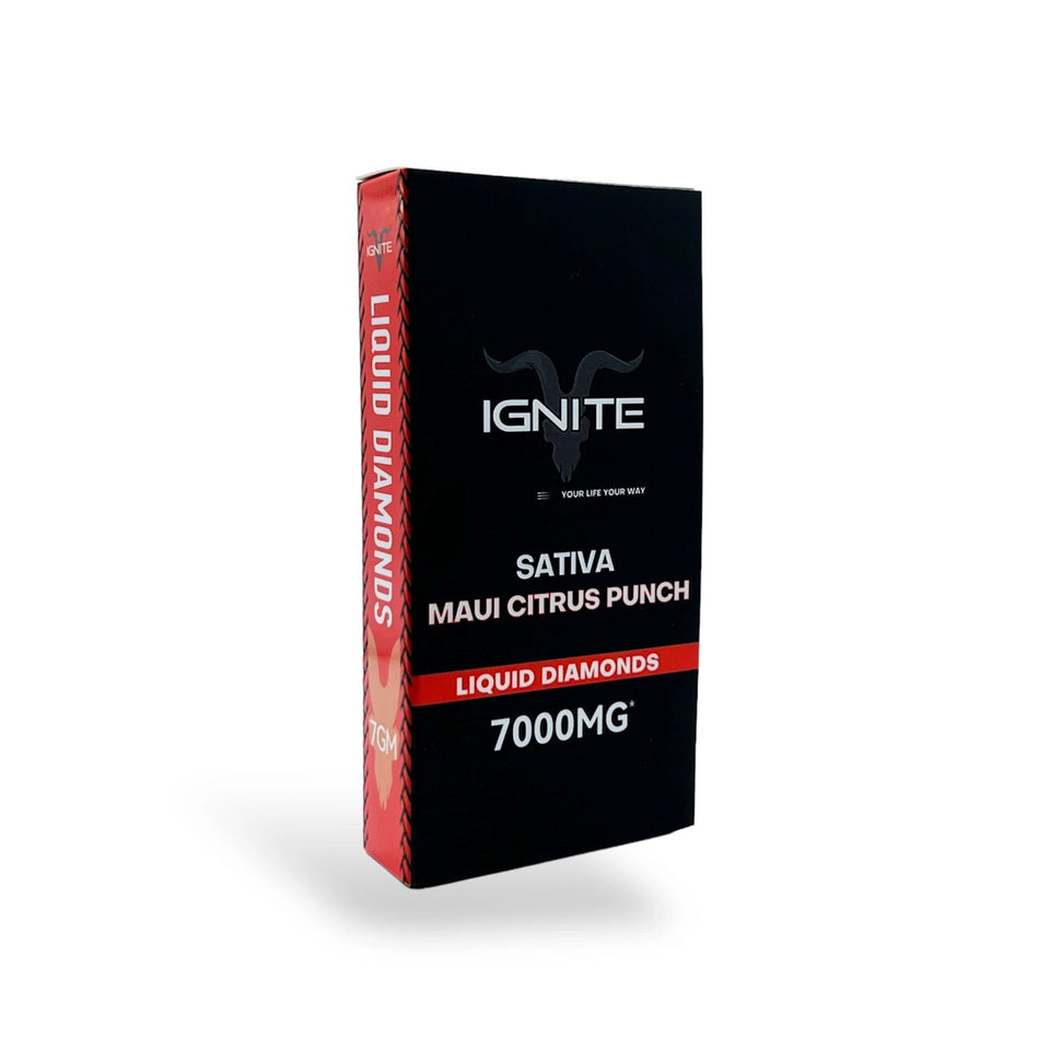 Pod Thc Ignite • Sativa Maui Citrus Punch - 7000mg Liqud Diamond Disposable / Kit Limpeza - STIIIZYBR