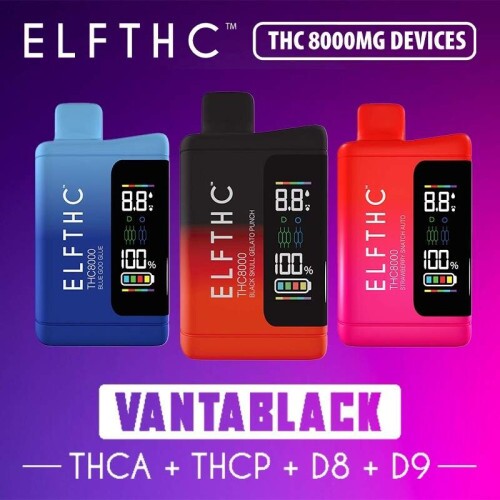 POD DESCARTÁVEL ELF THC VANTABLACK 8000MG - STIIIZYBR