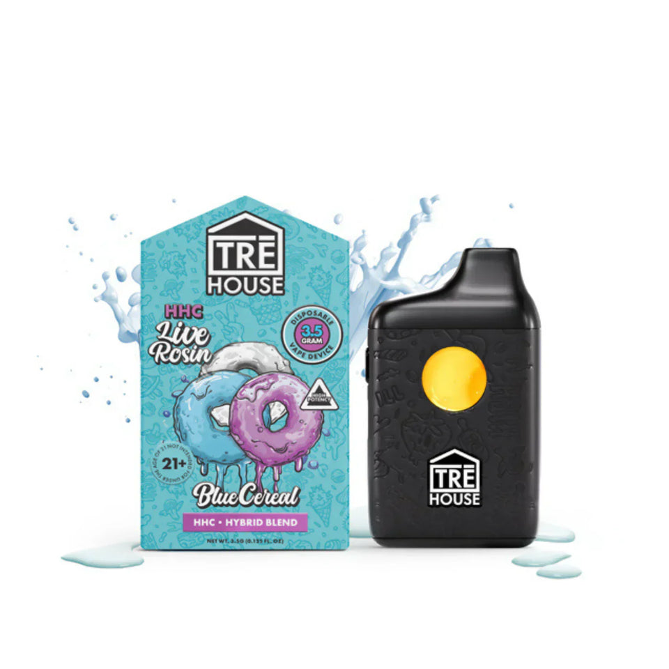Pod Thc TRE House • Cereal Azul | Híbrido – 3,5g Rosin Vivo - STIIIZYBR
