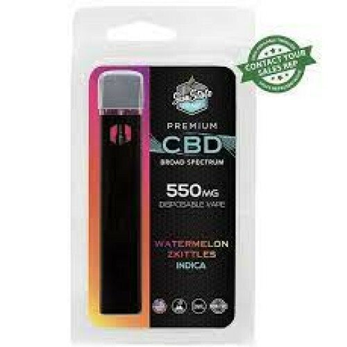 Pod Descartável CBD - 550mg - 1 mL | Sun State Hemp - Watermelon zkittles #THC - STIIIZYBR